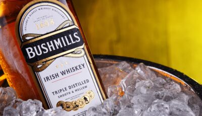 Una botella de whisky Bushmills - © monticellllo - stock.adobe.com