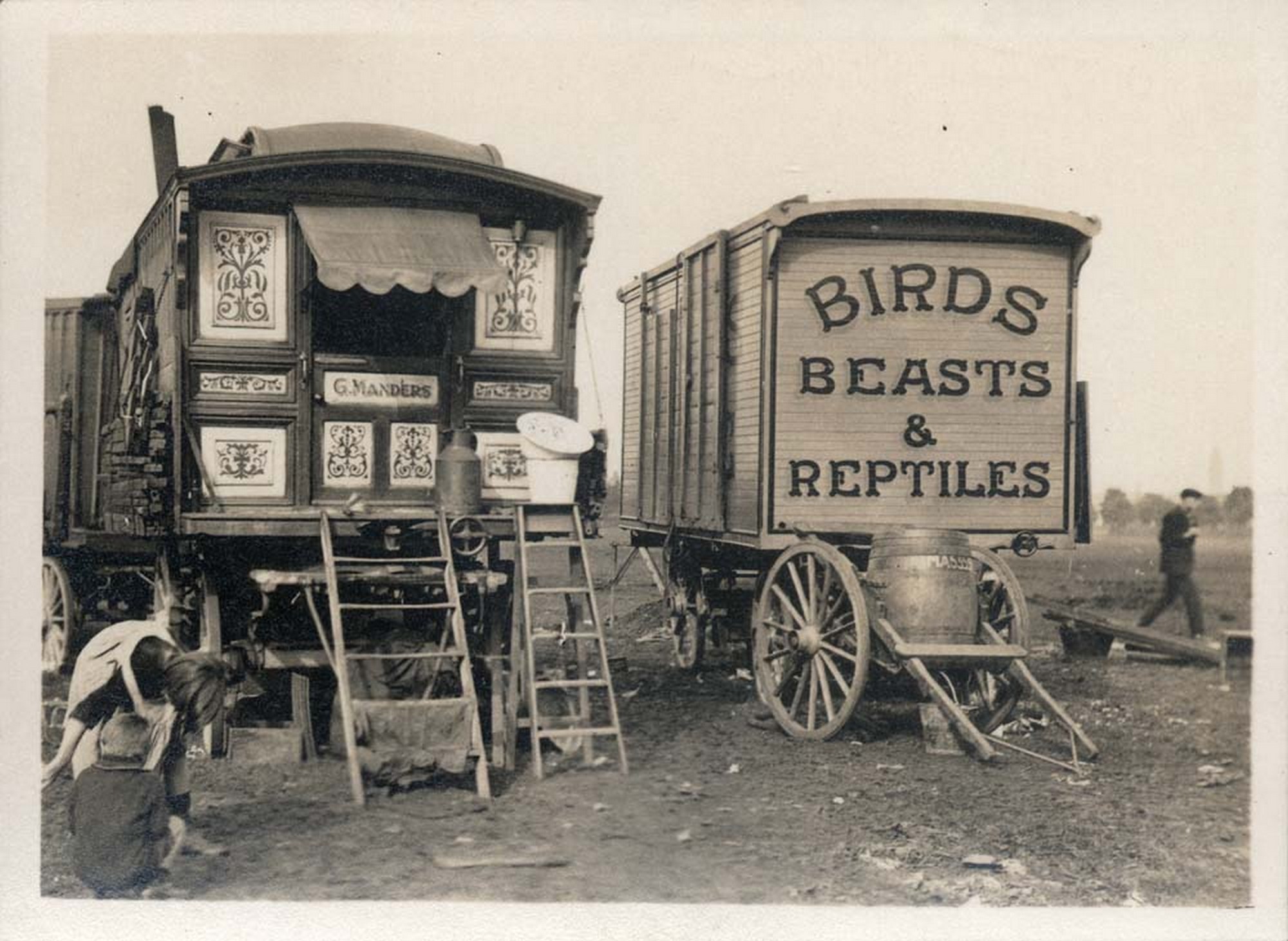 Roulottes de travellers - Tyne & Wear Archives & Museums - cc
