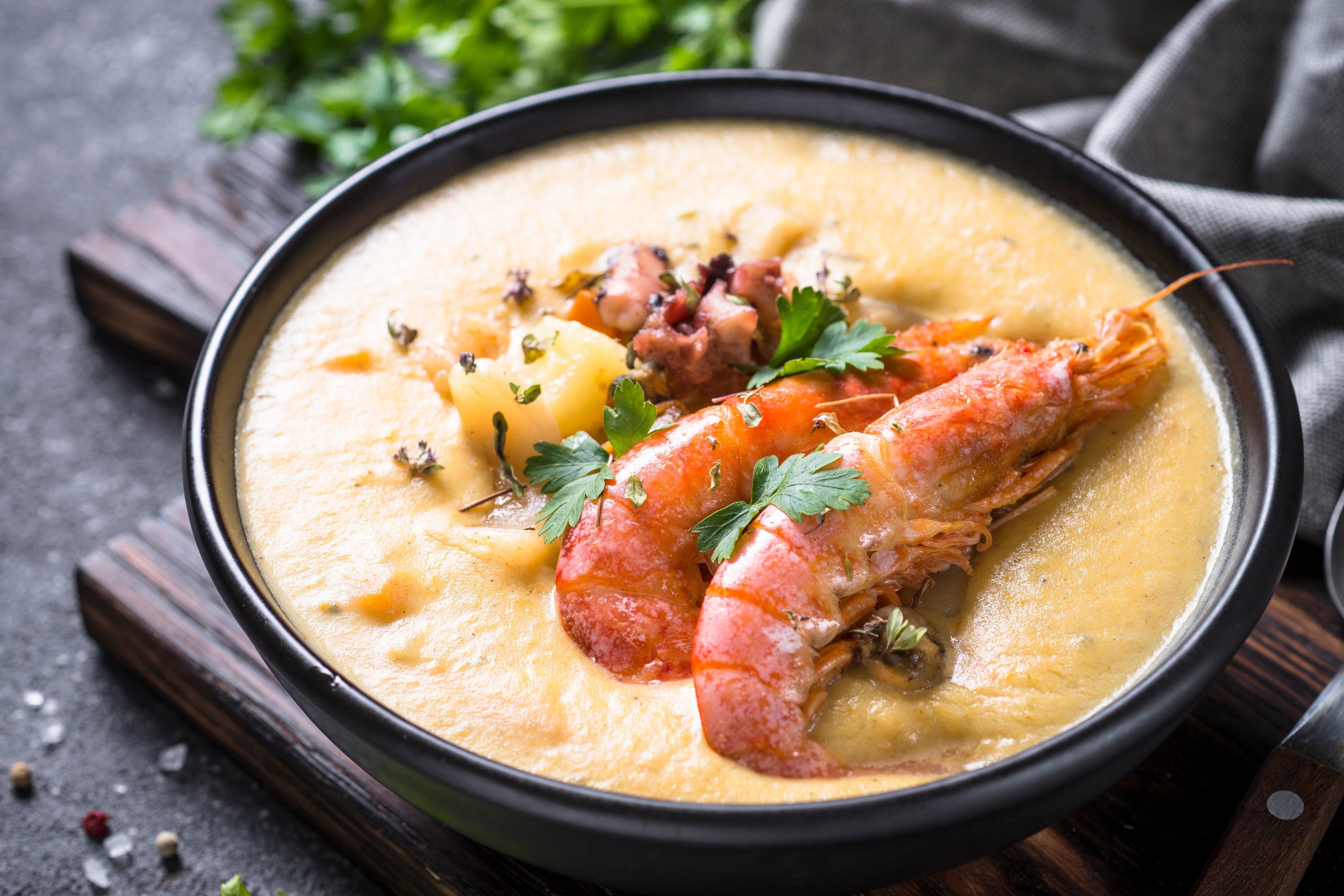 Une Seafood Chowder - © Envato Elements