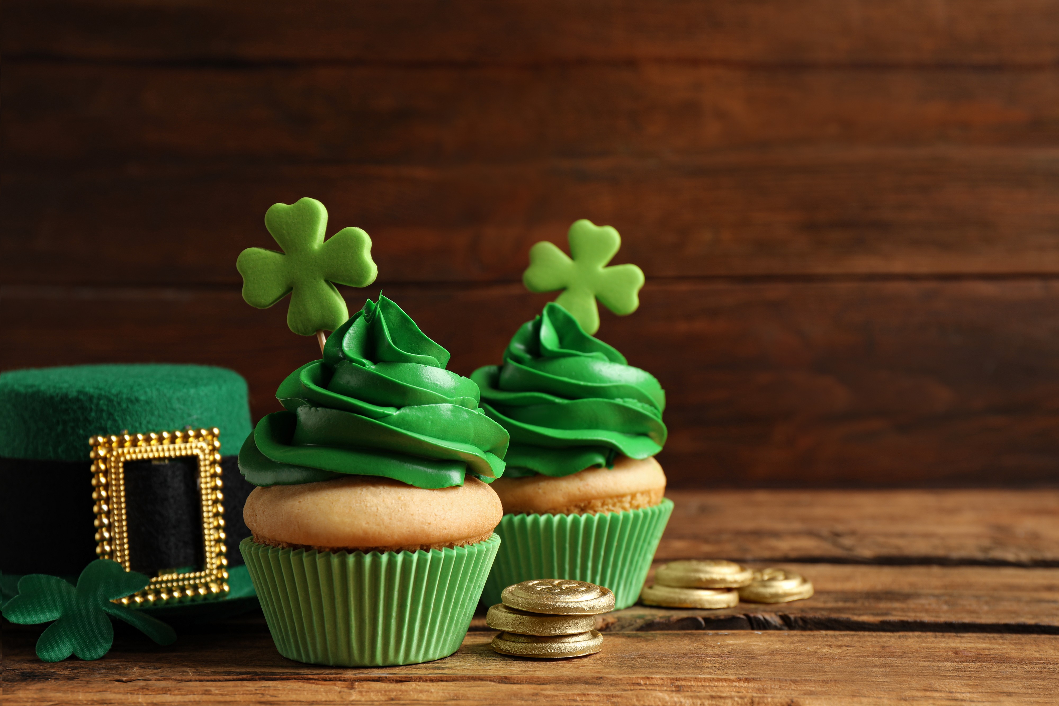 Cupcakes de la Saint Patrick