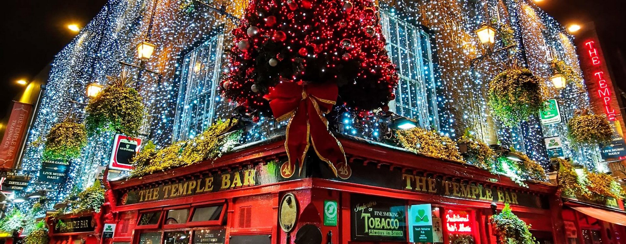Temple Bar à Noël