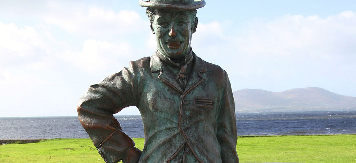 La estatua de Charlie Chaplin