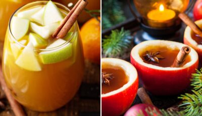 El hot apple cider o sidra caliente irlandesa - Canva Pro