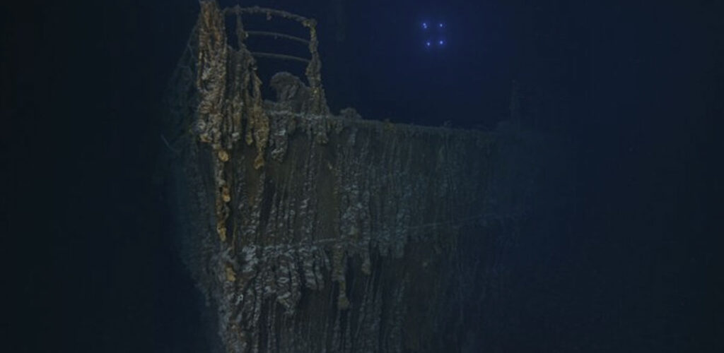 El pecio del Titanic ha perdido parte de su barandilla - @RMSTitanic_Inc (X)