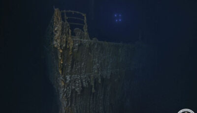 El pecio del Titanic ha perdido parte de su barandilla - @RMSTitanic_Inc (X)
