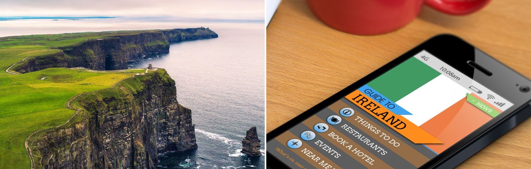 Piensa en la VPN en Irlanda - Canva Pro 
