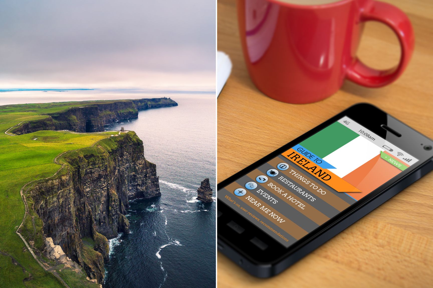 Piensa en la VPN en Irlanda - Canva Pro