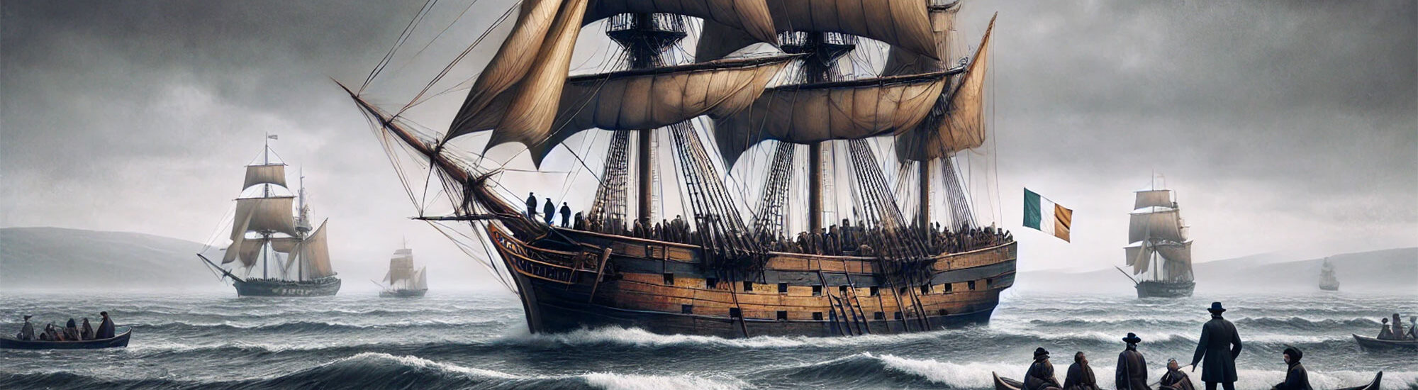 Barcos fúnebres salen de Irlanda hacia América - Ir a Ireland.com