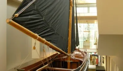 El Galway Hooker expuesto en el Galway City Museum