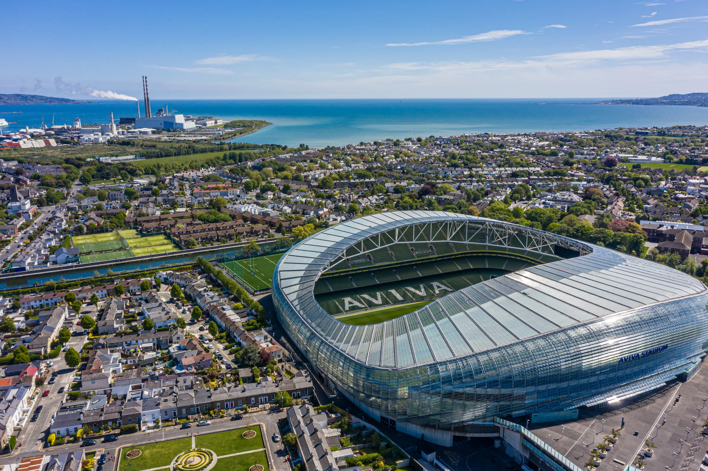 Le Aviva Stadium à Dublin - © Irish Drone Photography