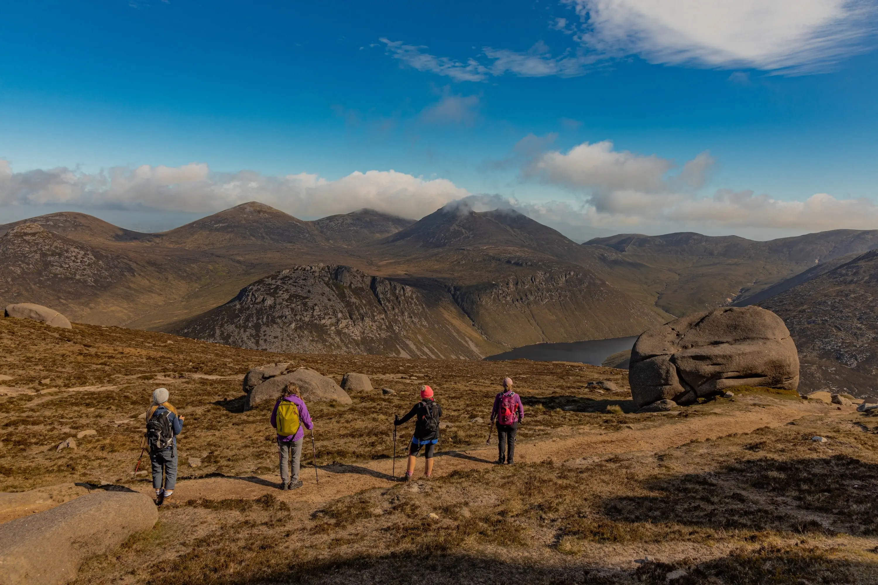 Vue sur les Mourne Mountains - © stevie