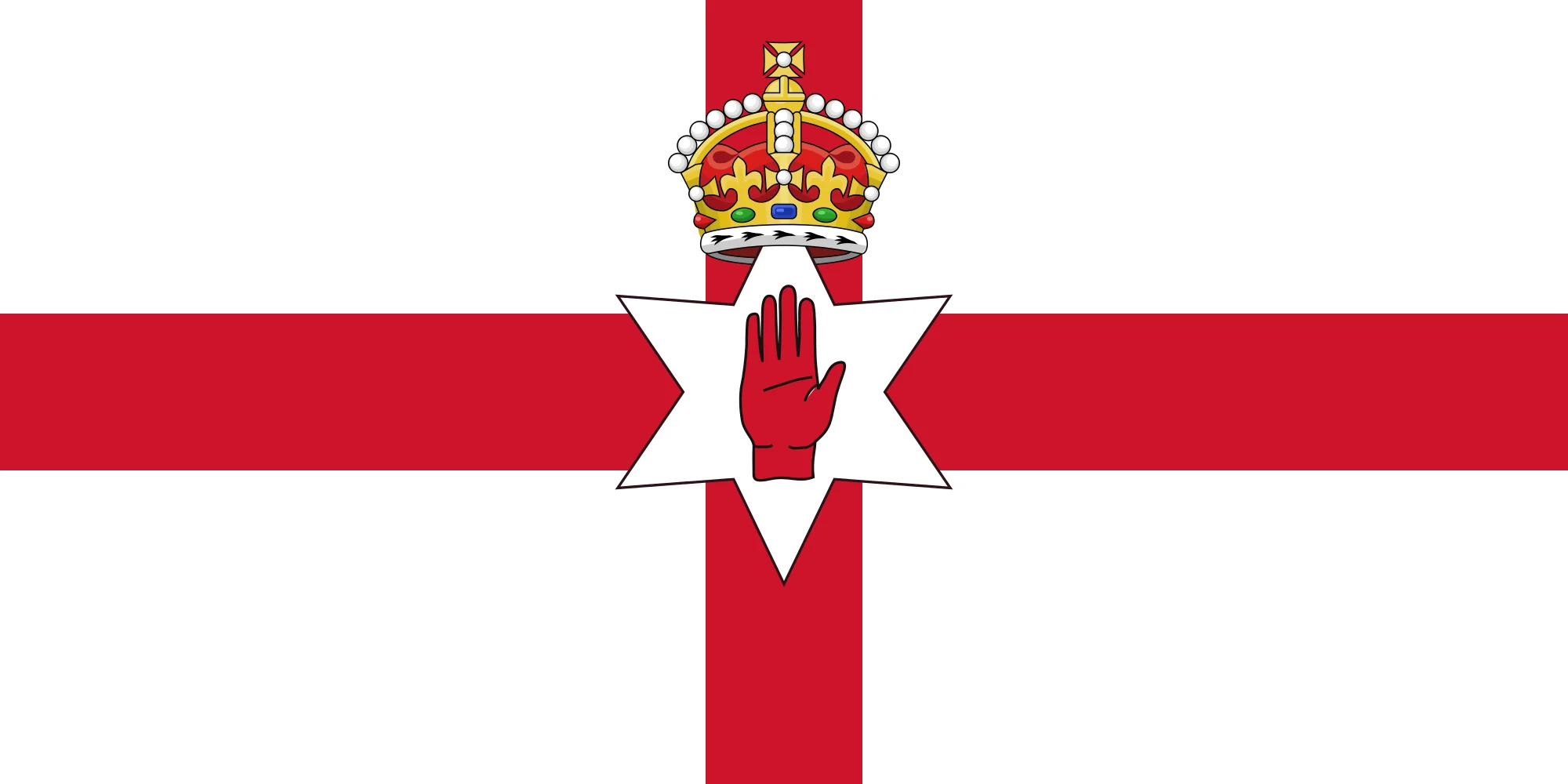 Drapeau de l'Ulster - Domaine public