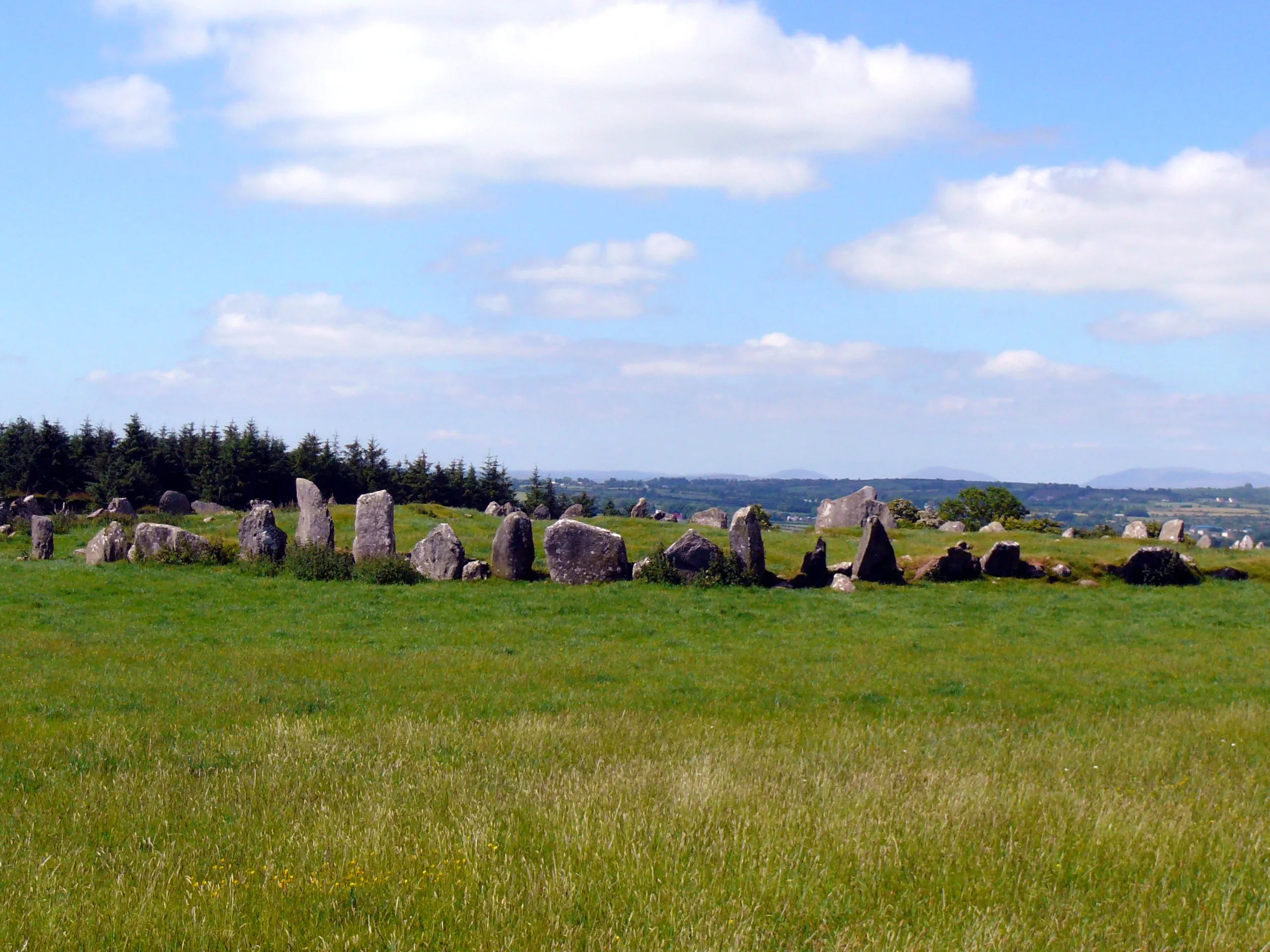 El círculo de piedra de Beltany