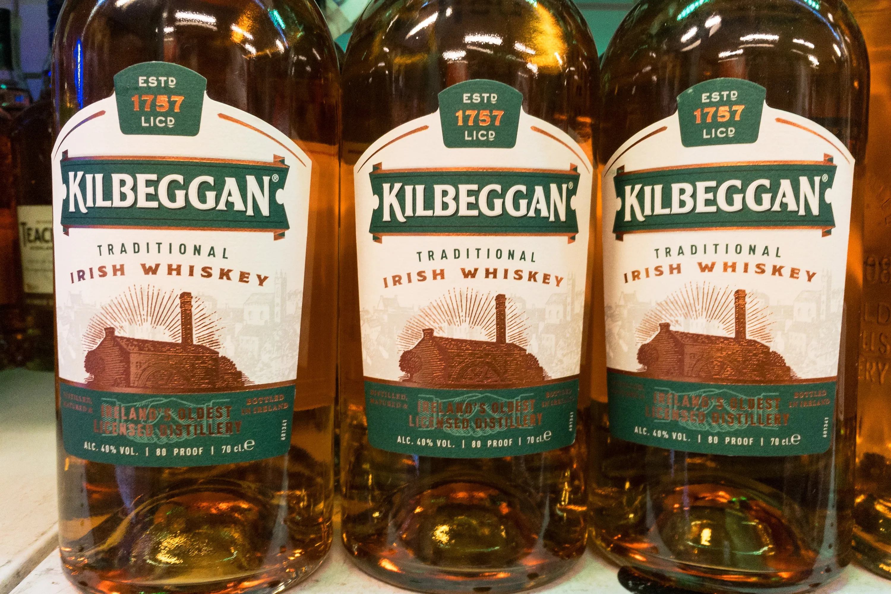El whiskey Kilbeggan