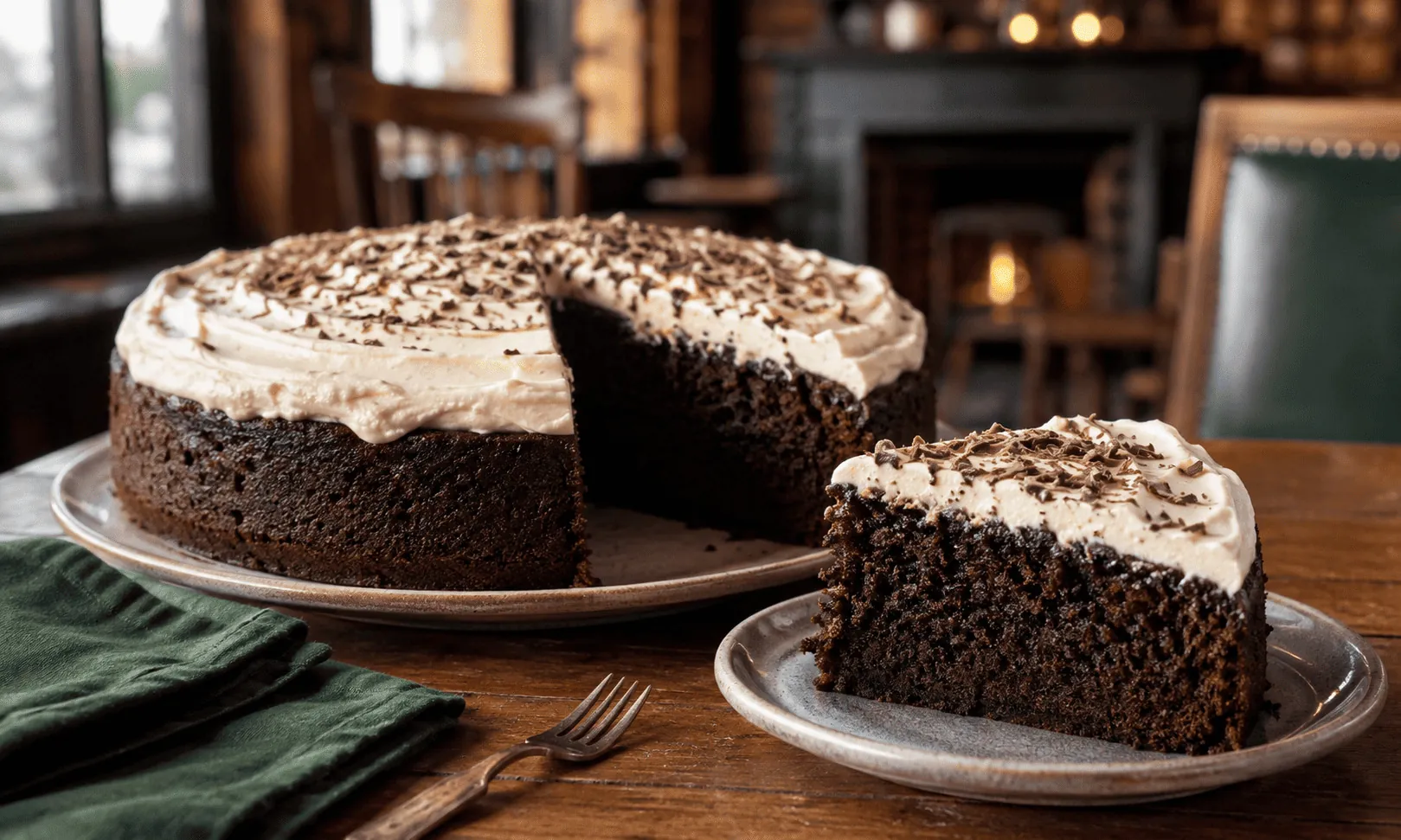 Pastel de Chocolate Guinness