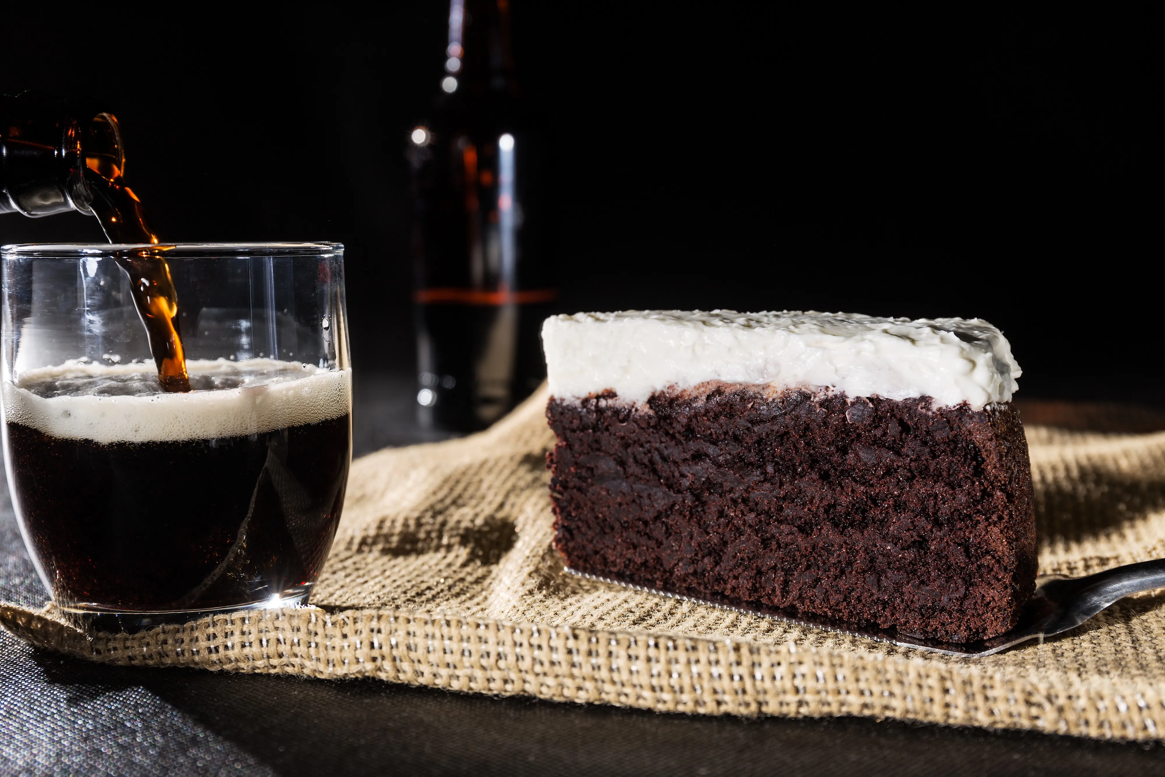 Pastel de Chocolate Guinness
