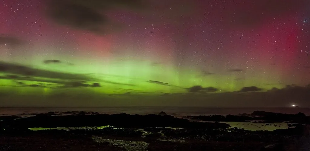 Auroras boreales previstas esta semana en Irlanda