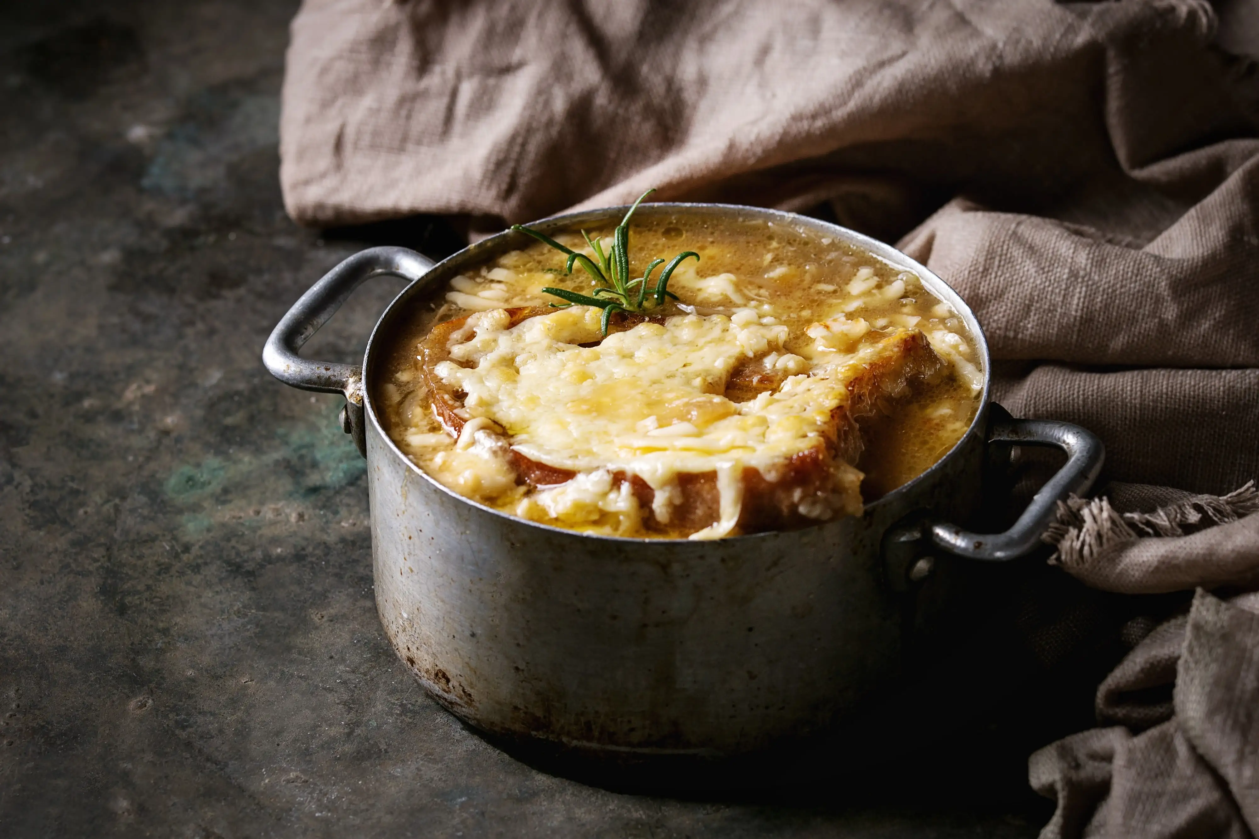 Sopa de cebolla y Guinness