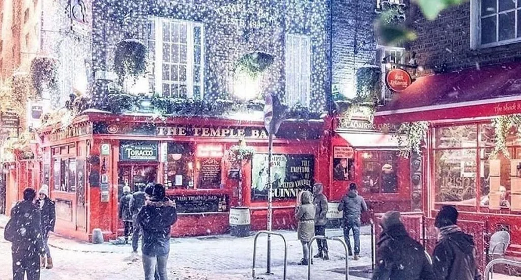 Clima de Dublín en febrero