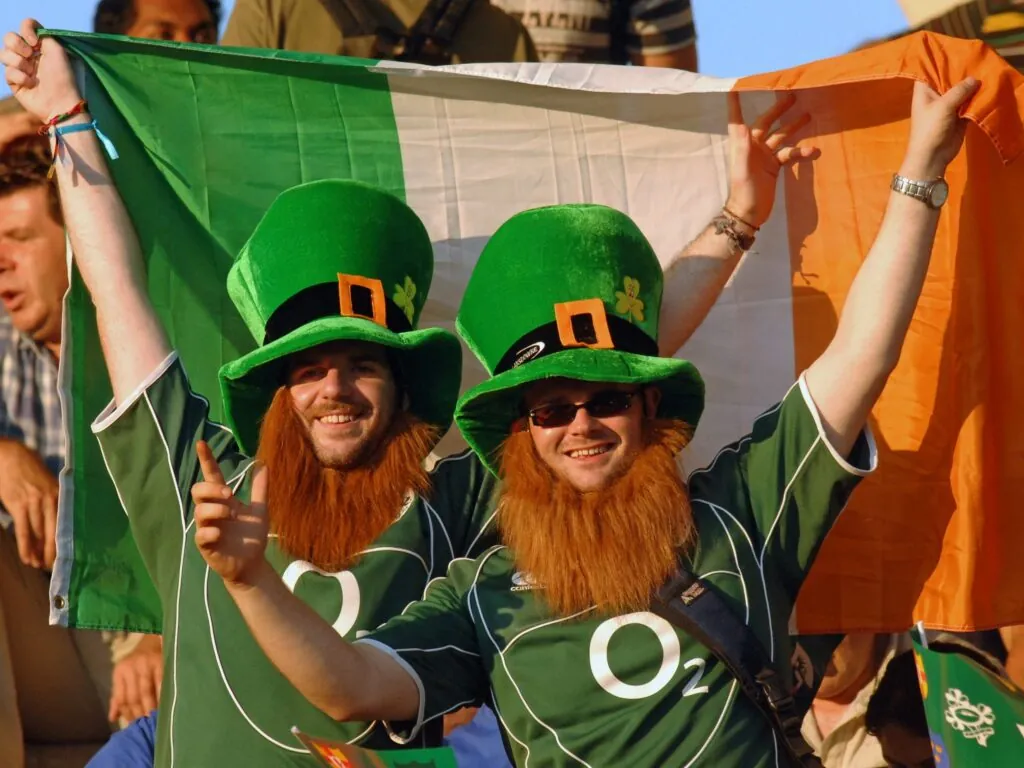 Des supporters irlandais - © Paolo Bona
