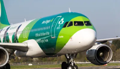 Un avion de la compagnie Aer Lingus - Dustin Hackert - cc