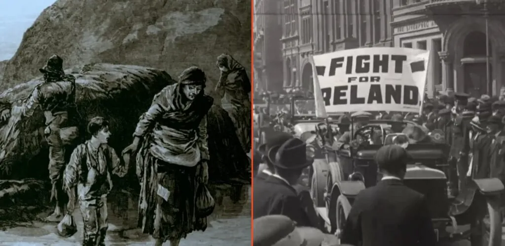 Arte: noche especial Irlanda sobre la Gran Hambruna y la Revolución Irlandesa este martes 30 de noviembre