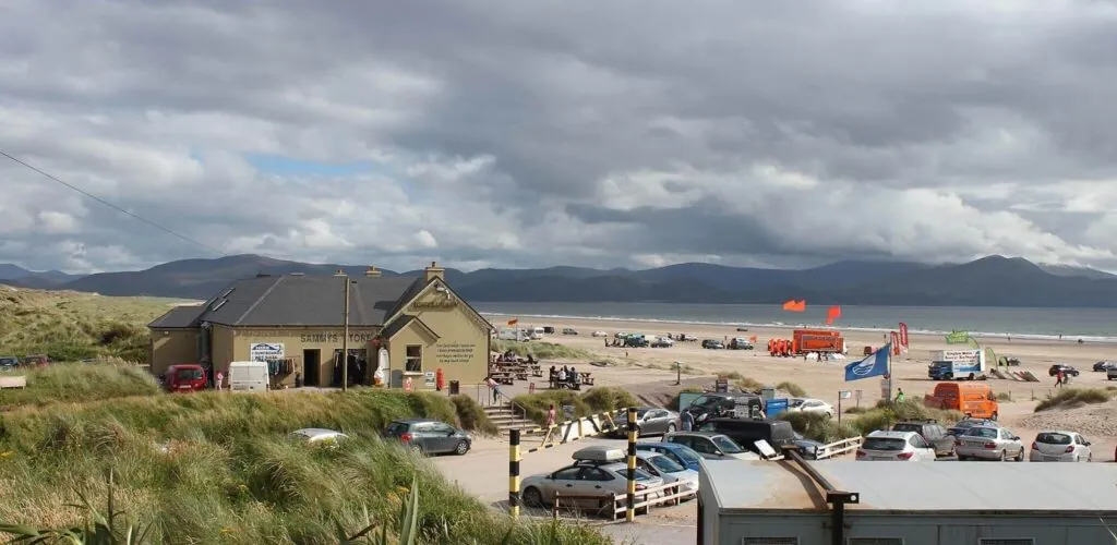inch beach campsite