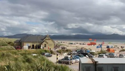 inch beach campsite