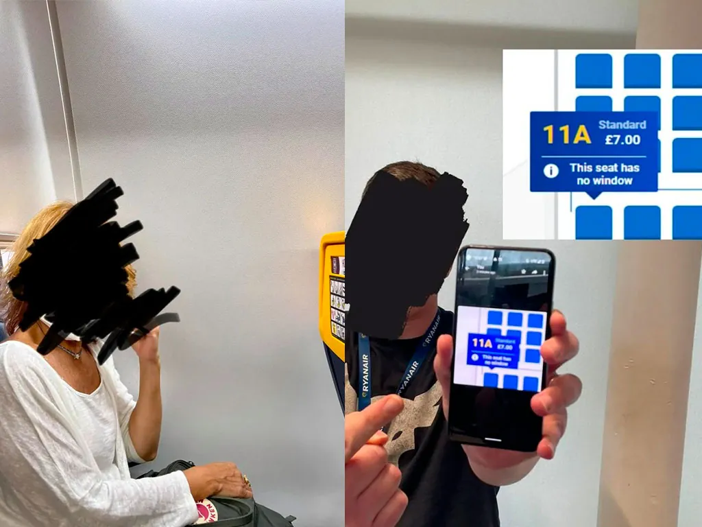 Paula Sanchez et la réponse de Ryanair - Twitter