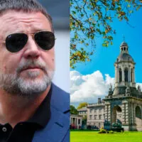 Russel Crowe actuellement en tournage à Trinity College