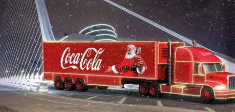 coca cola christmas truck