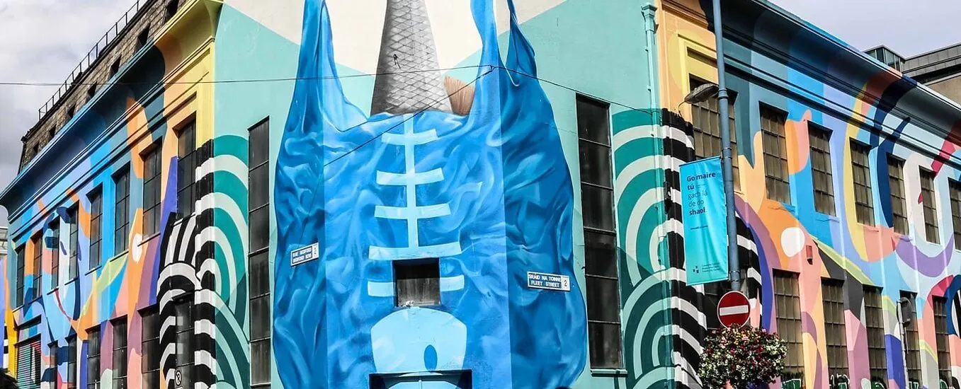 Las frescas murales de Temple Bar