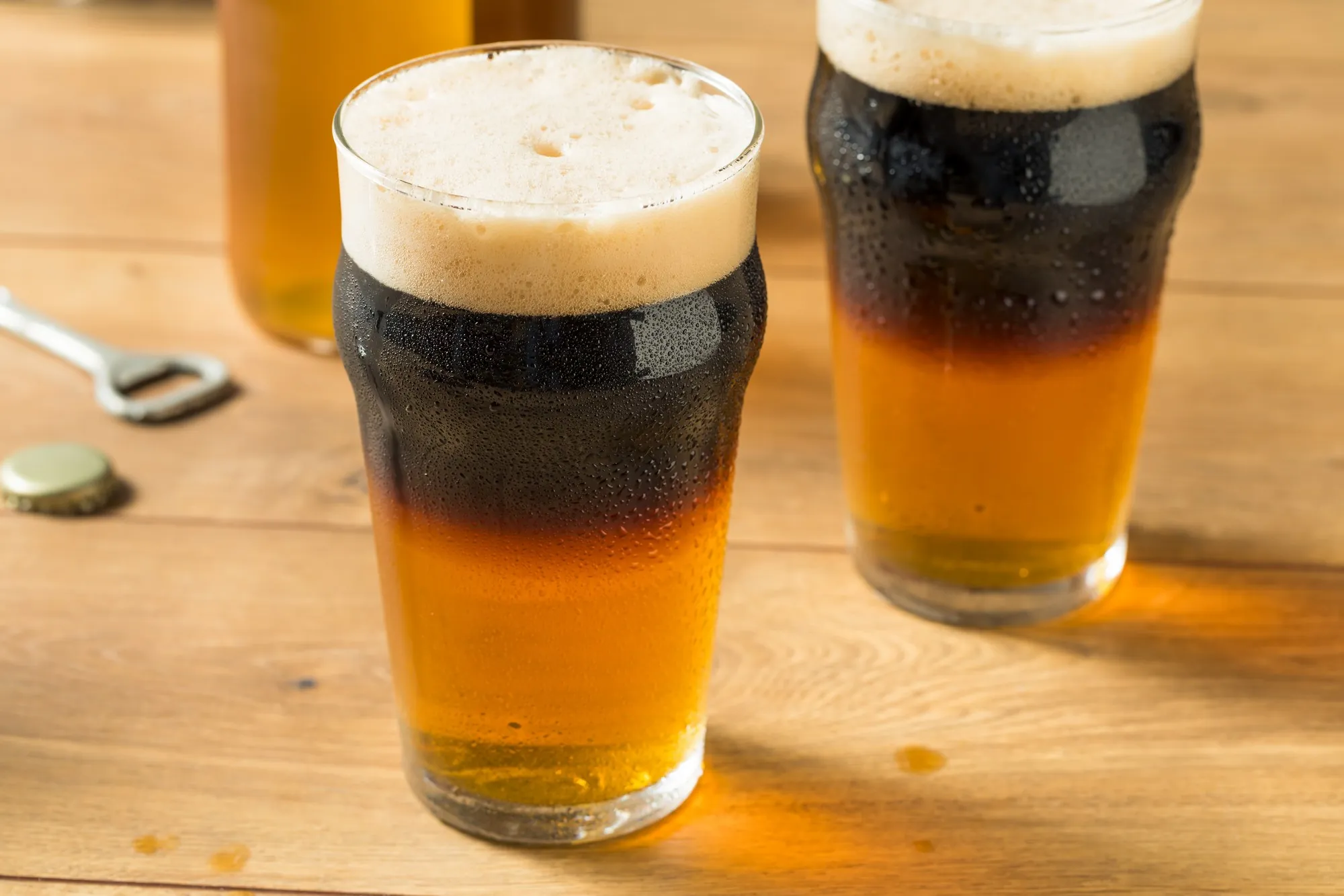 El cóctel Black and Tans