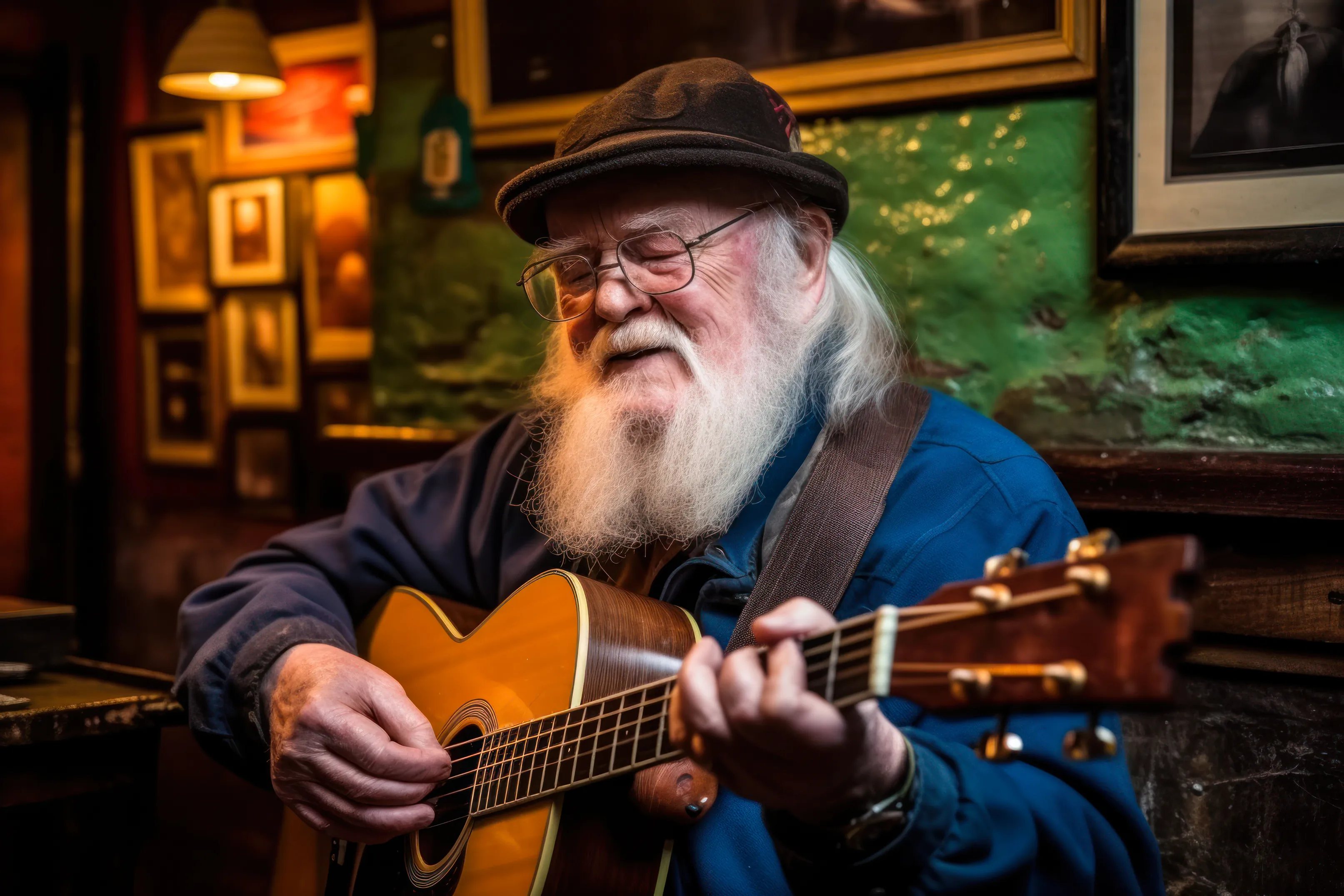musicien irlandais irish pub