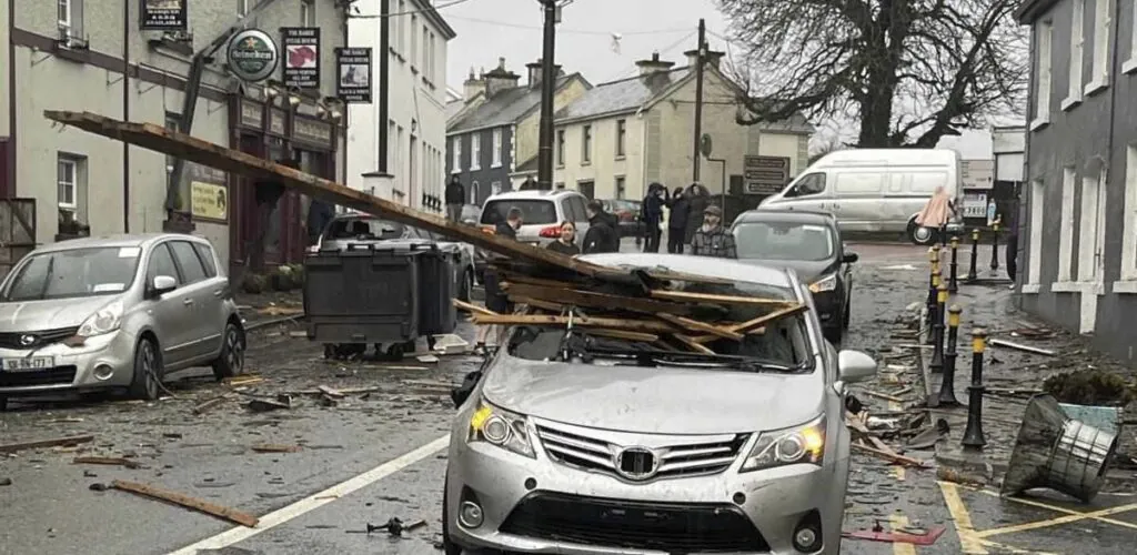 Irlanda: el pueblo de Leitrim afectado por un tornado