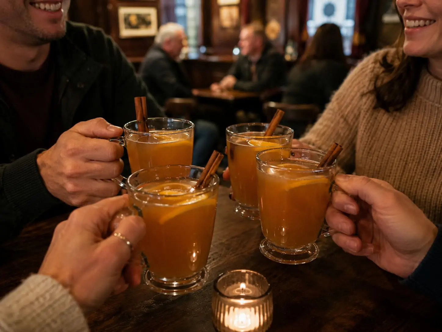 El hot apple cider o sidra caliente irlandesa