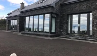 Contemporary Living Overlooking Water