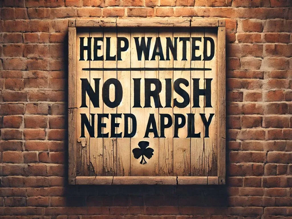 no irish need apply