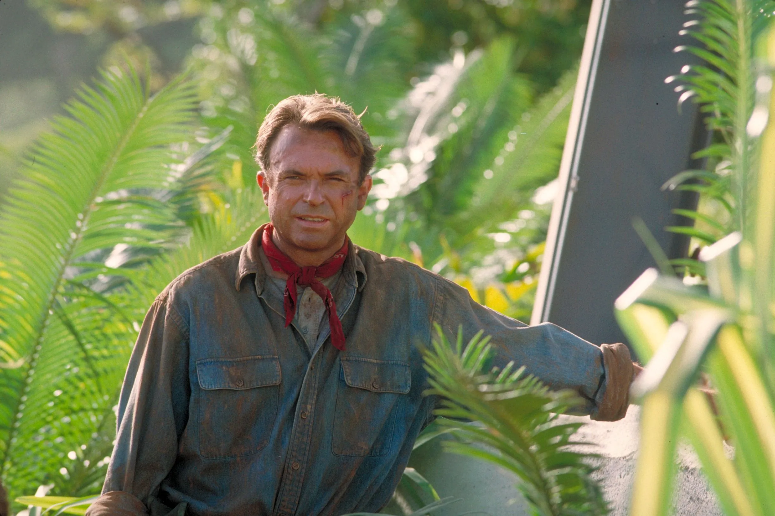 Sam Neill dans Jurassic Park