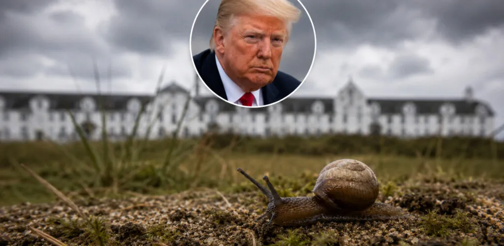 En Irlanda, un caracol de 2 mm complica los planes de Donald Trump