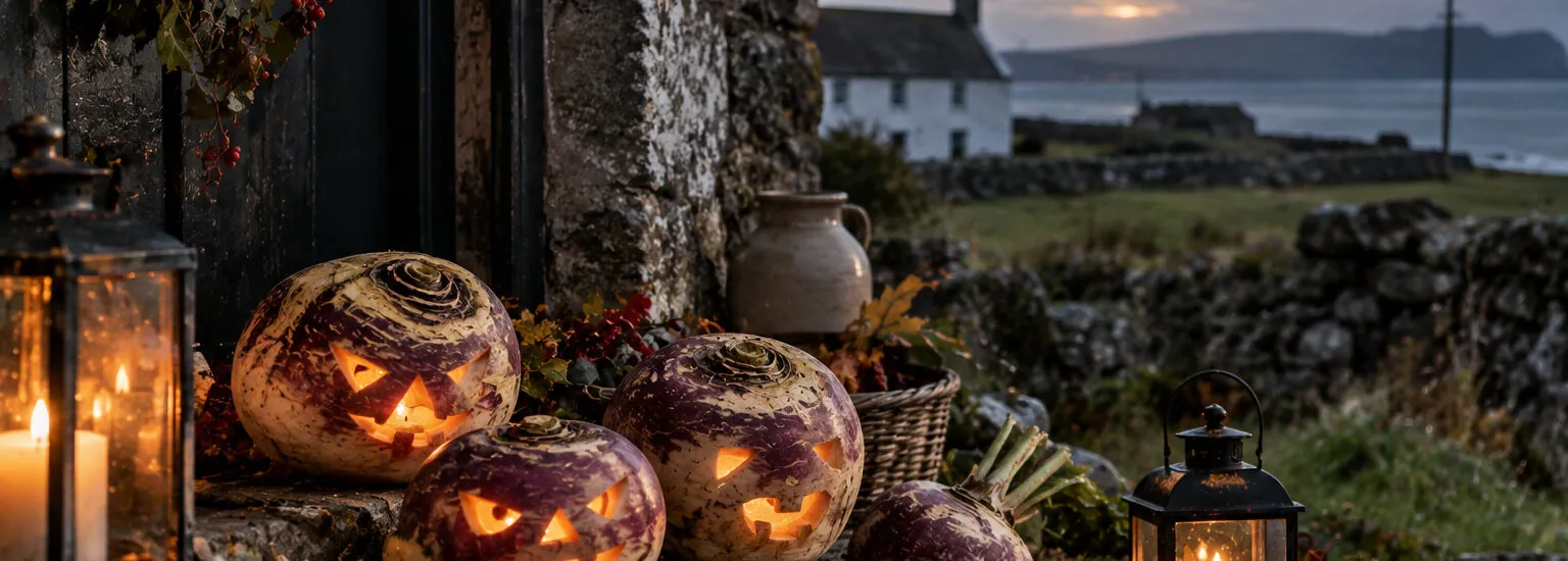 Nabos tallados en Irlanda: una antigua tradición de Halloween