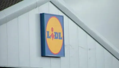 Enseigne Lidl photographiée en Irlande du Nord, photo d’illustration