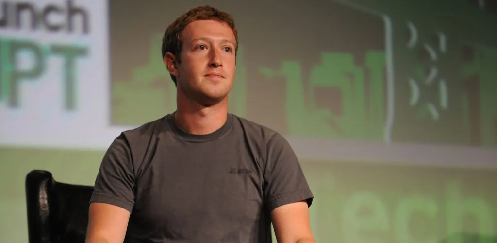 Mark Zuckerberg lors de la conférence TechCrunch à San Francisco en septembre 2012